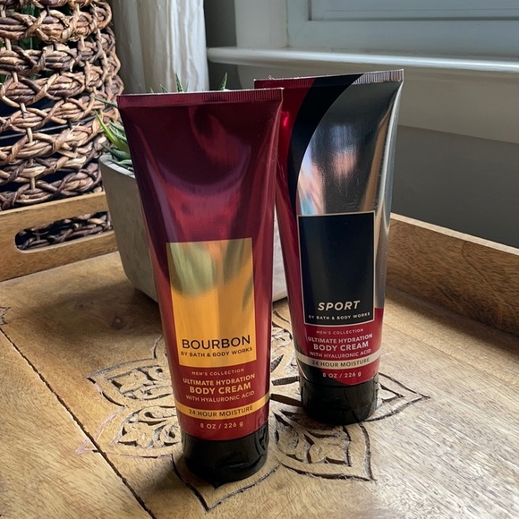 NEW! BATH AND BODY WORKS set of two Ultimate Hydration Body Cream for Men - Picture 2 of 4